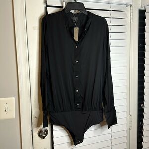 J Crew black bodysuit new with tags